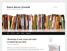 Tablet Screenshot of dolorsgarciaicornella.com